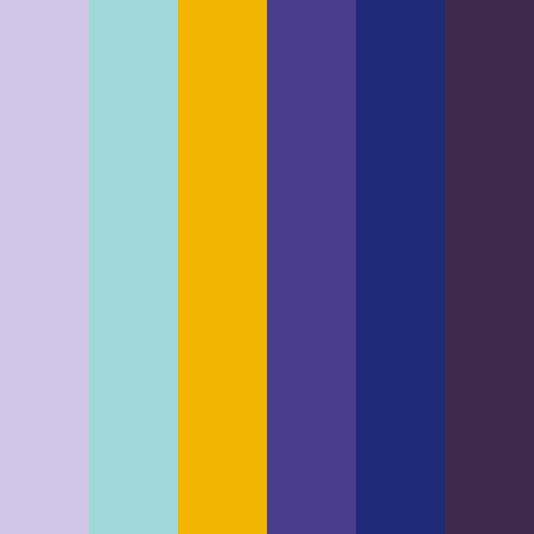 Download deep purple dream color palette PNG image (square)