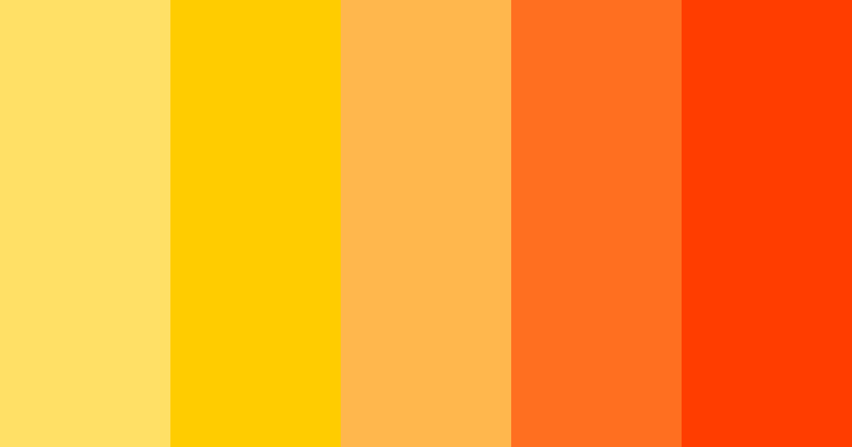 Download yellow tropical color palette PNG image (landscape)