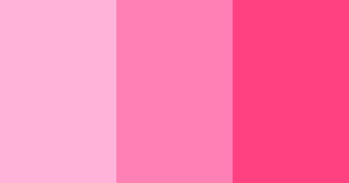 Download cute pink color palette PNG image (landscape)