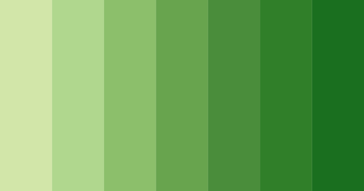 Download lush verdant dream color palette PNG image (landscape)