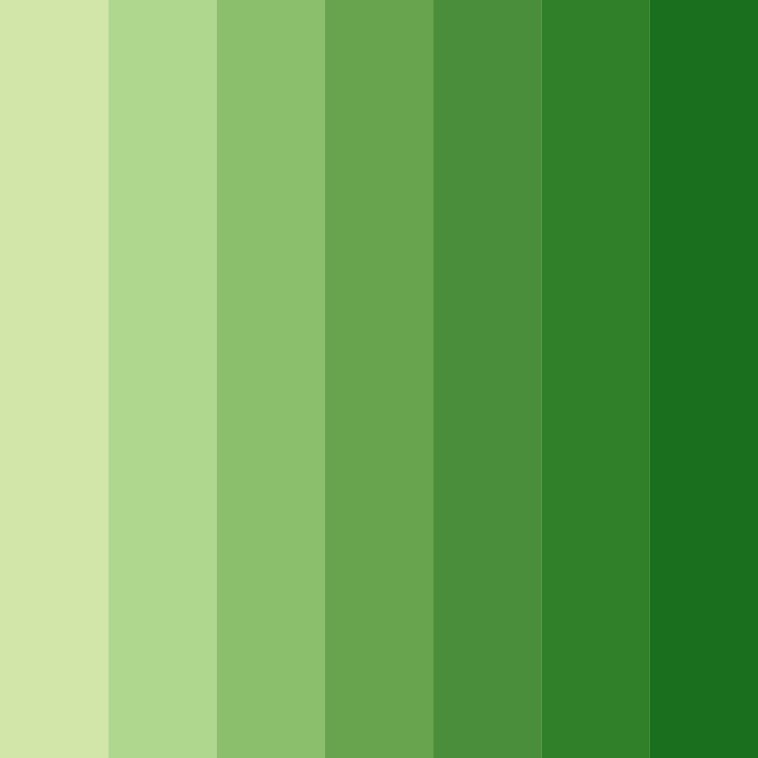 Download lush verdant dream color palette PNG image (square)