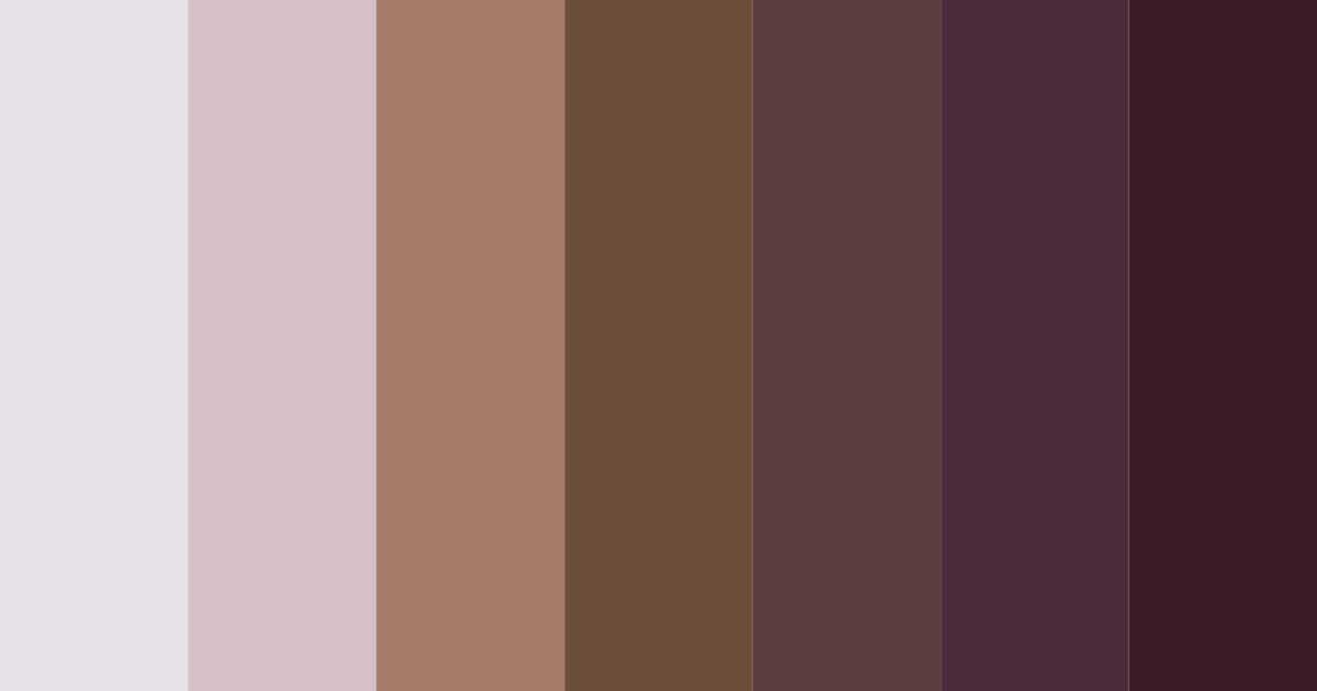 Download shades of gray brown color palette PNG image (landscape)