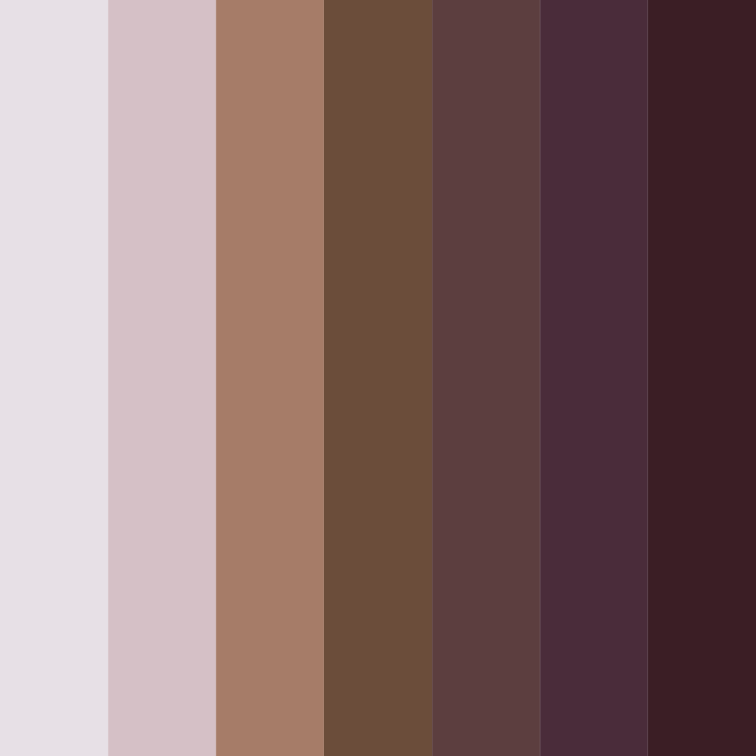 Download shades of gray brown color palette PNG image (square)
