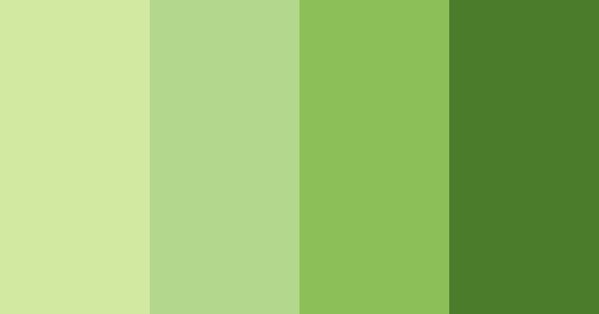 Download light yellow green color palette PNG image (landscape)