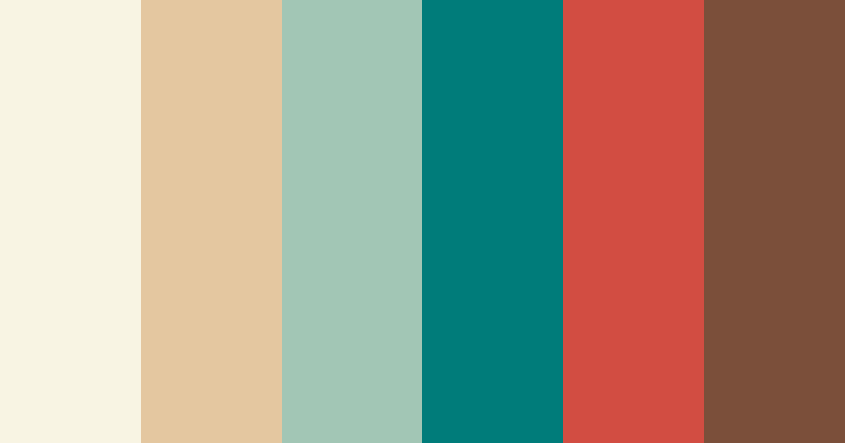 Download coastal serenity color palette PNG image (landscape)