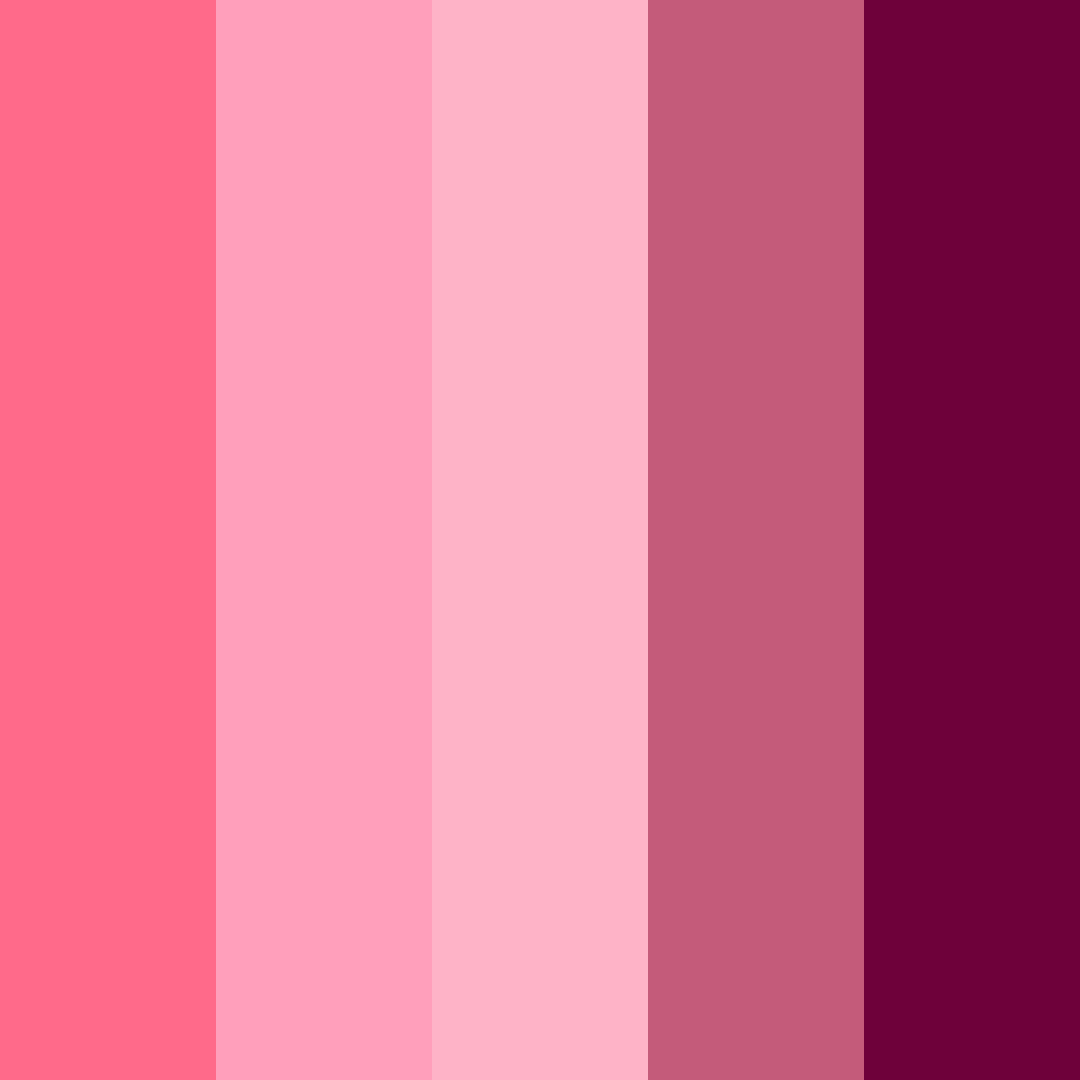 Download blush blossom dream color palette PNG image (square)
