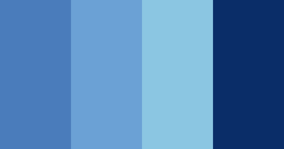 Download blue depths color palette PNG image (landscape)