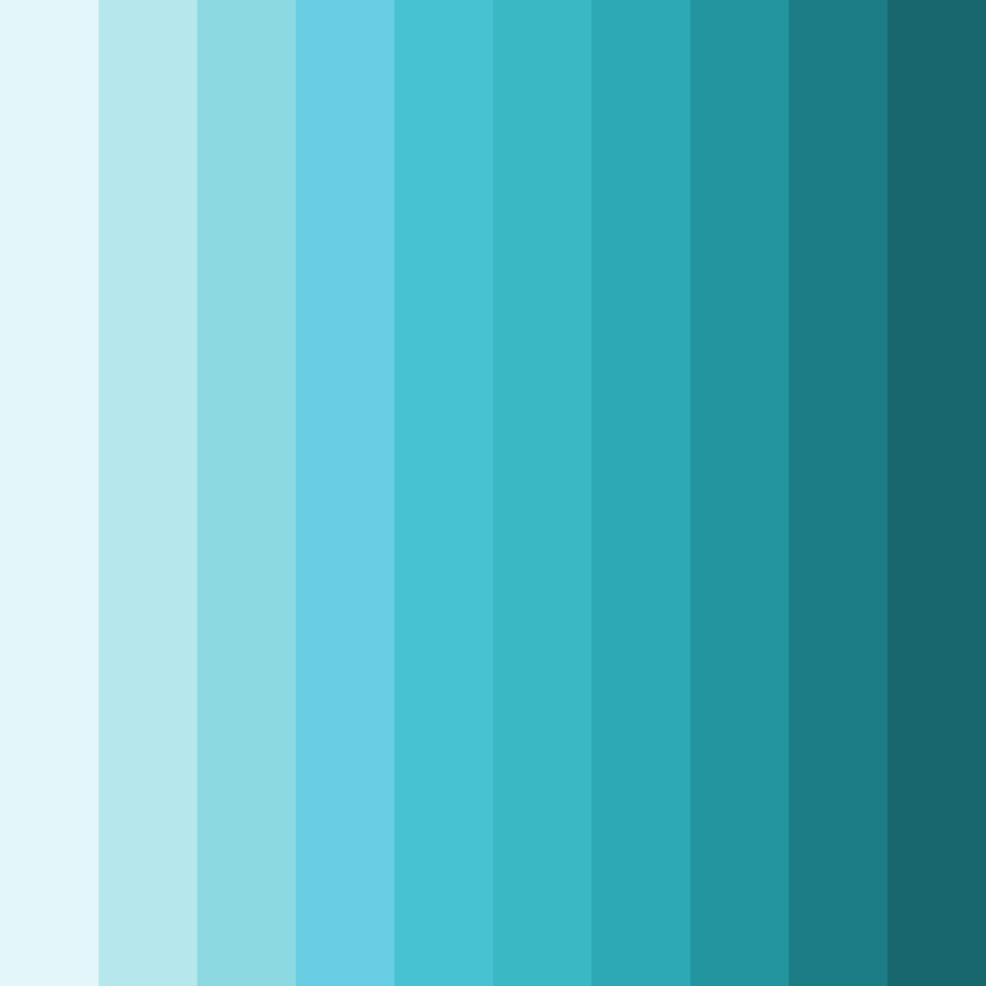 Download light aqua color palette PNG image (square)