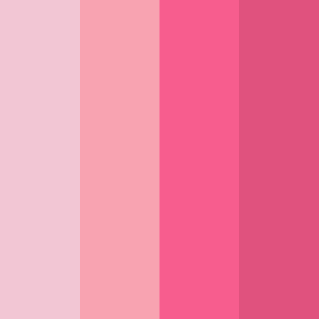 Download cherry blossom dreams color palette PNG image (square)