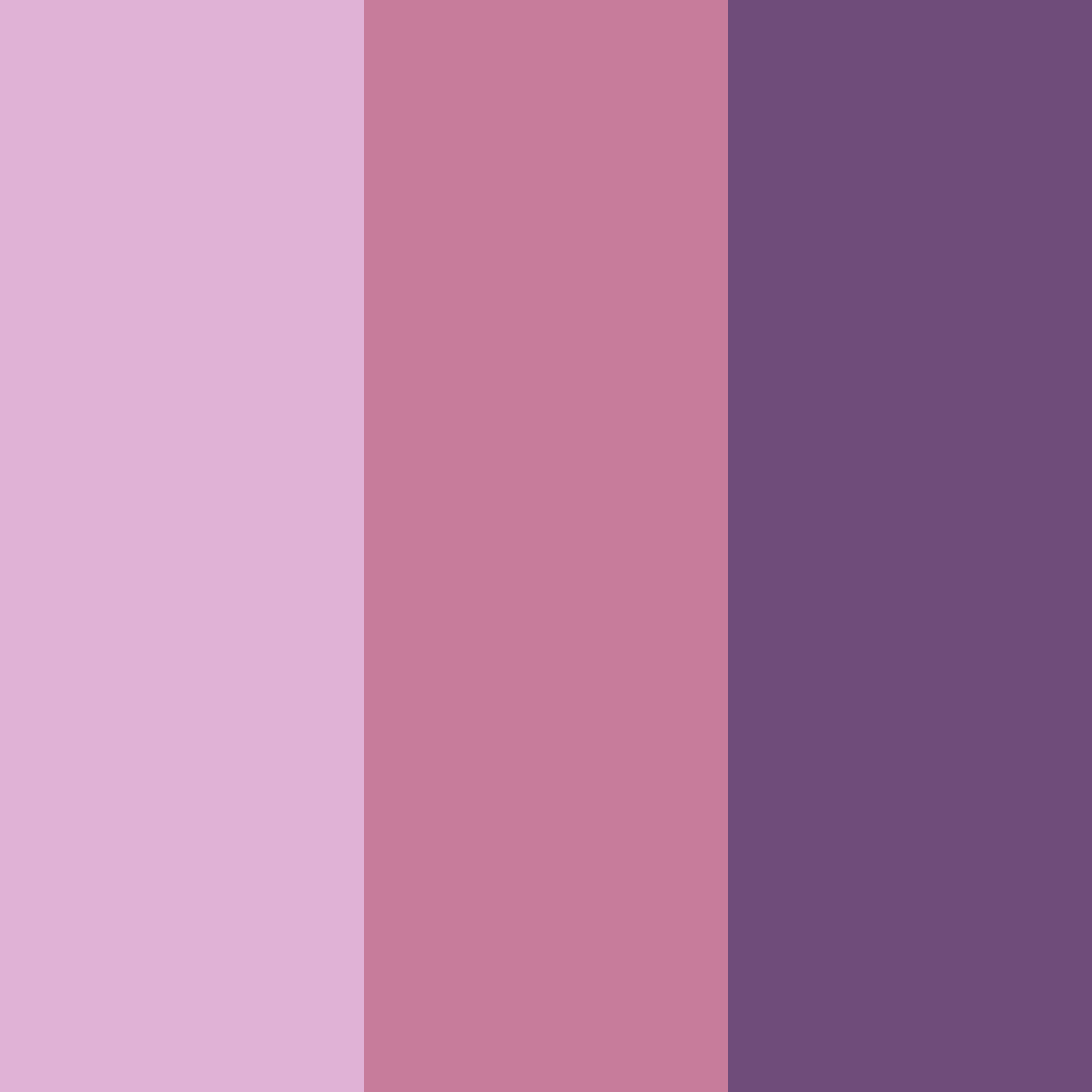 Download whimsical mauve dream color palette PNG image (square)