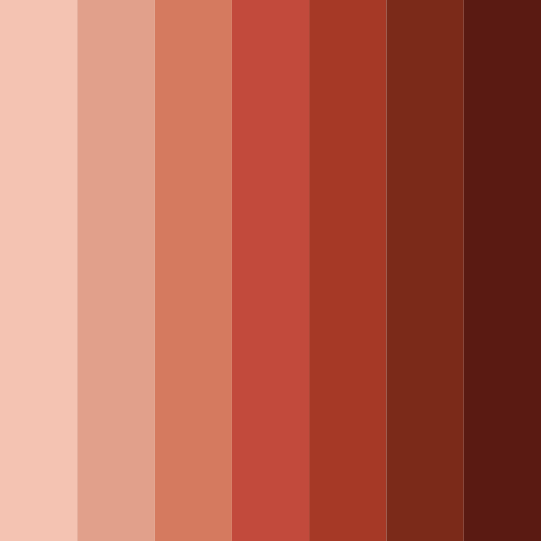 Download sunset earthtones color palette PNG image (square)