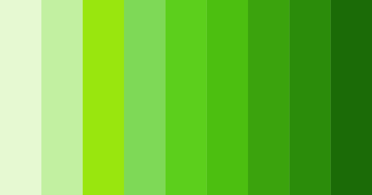 Download lime lush symphony color palette PNG image (landscape)