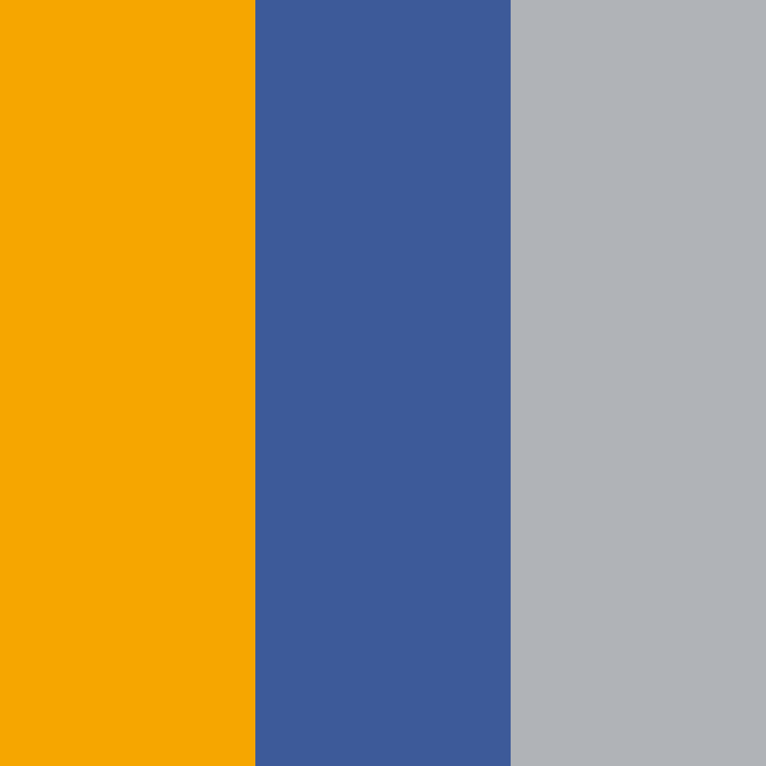 Download cheerful orange and navy blue color palette PNG image (square)