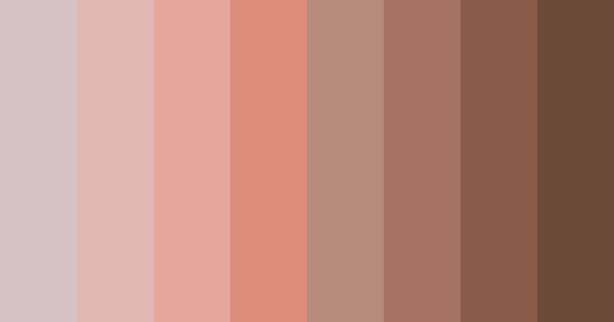 Download brown pink taupe color palette PNG image (landscape)