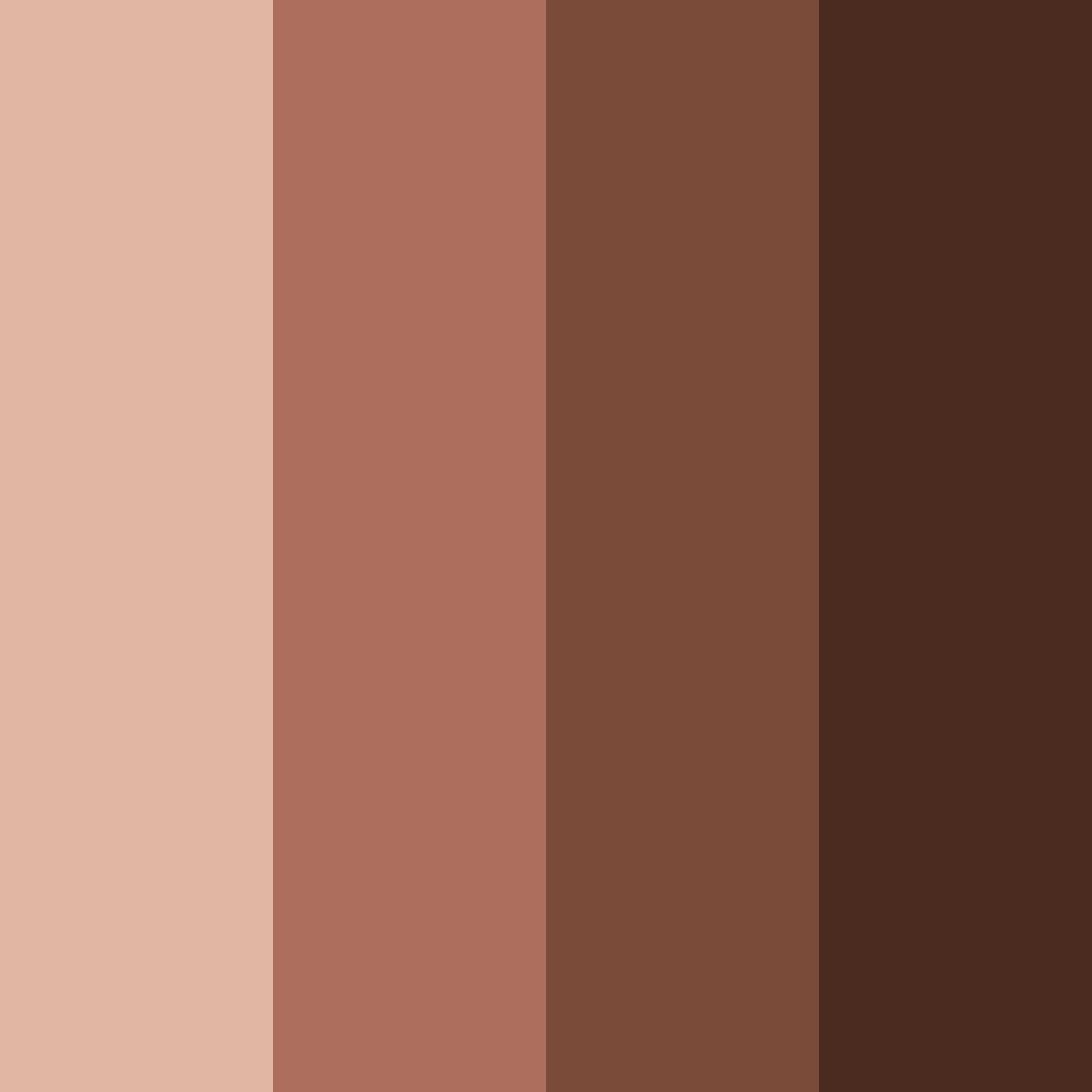 Download marron elegance color palette PNG image (square)