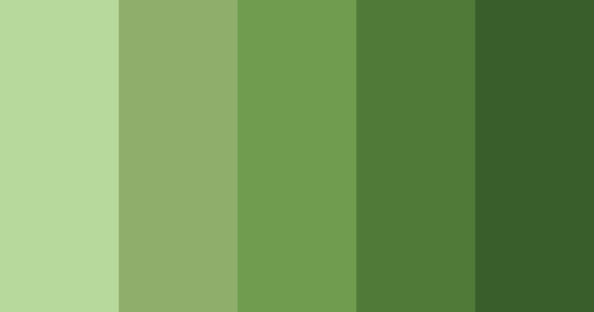 Download verdant symphony color palette PNG image (landscape)
