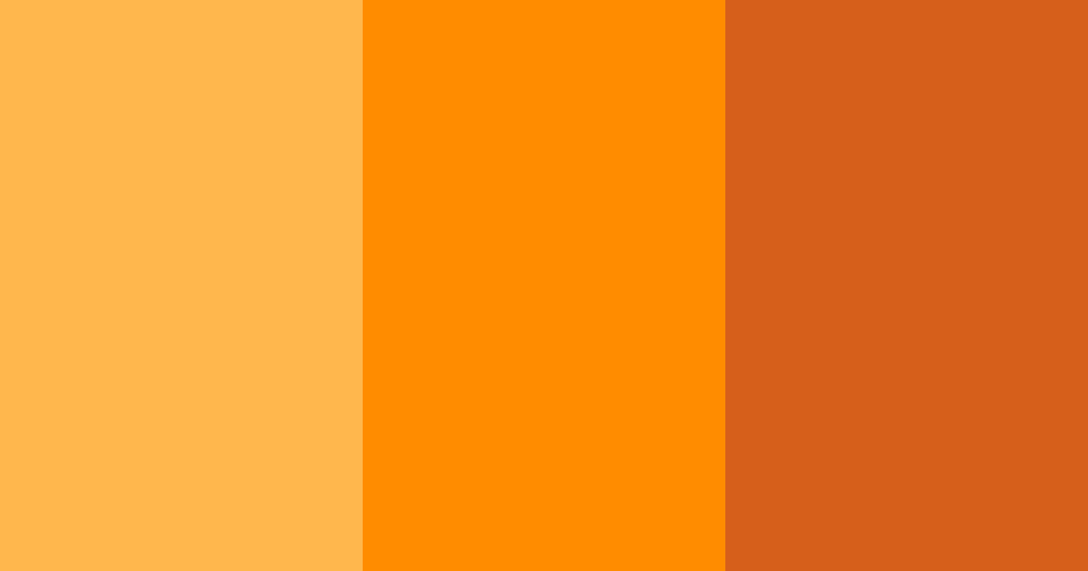 Download orange rouge color palette PNG image (landscape)