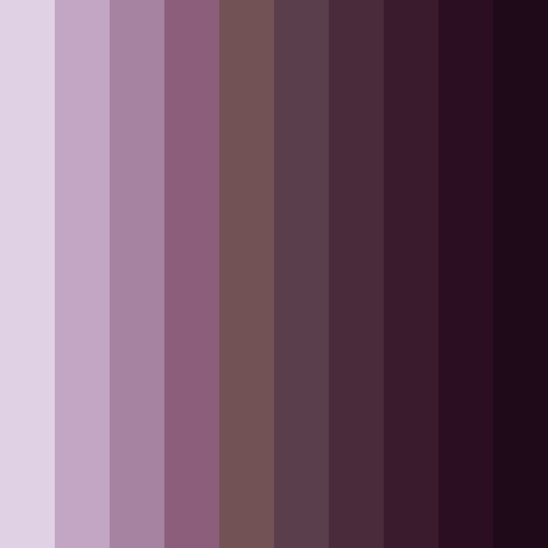 Download twilight thicket color palette PNG image (square)