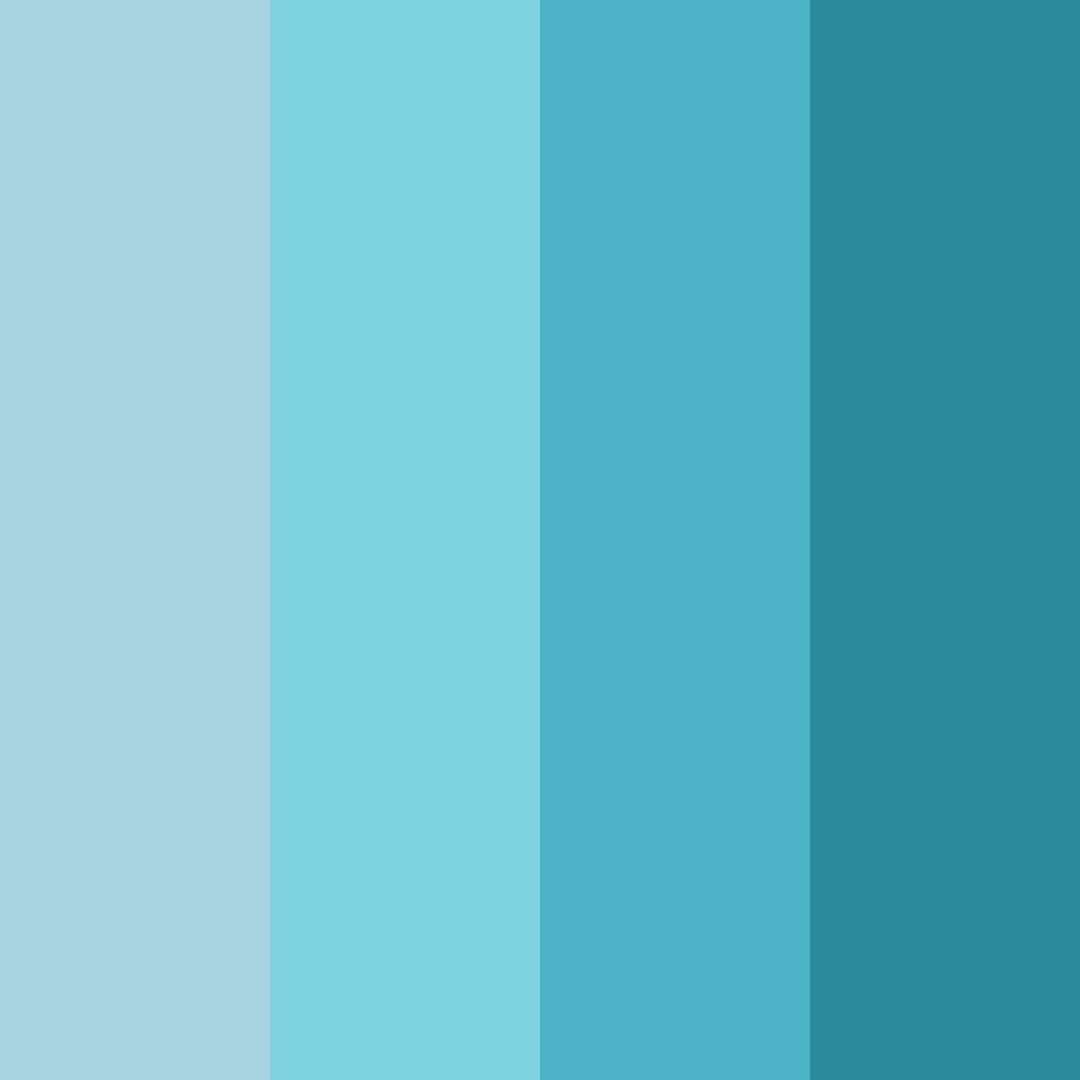 Download blue botticelli color palette PNG image (square)