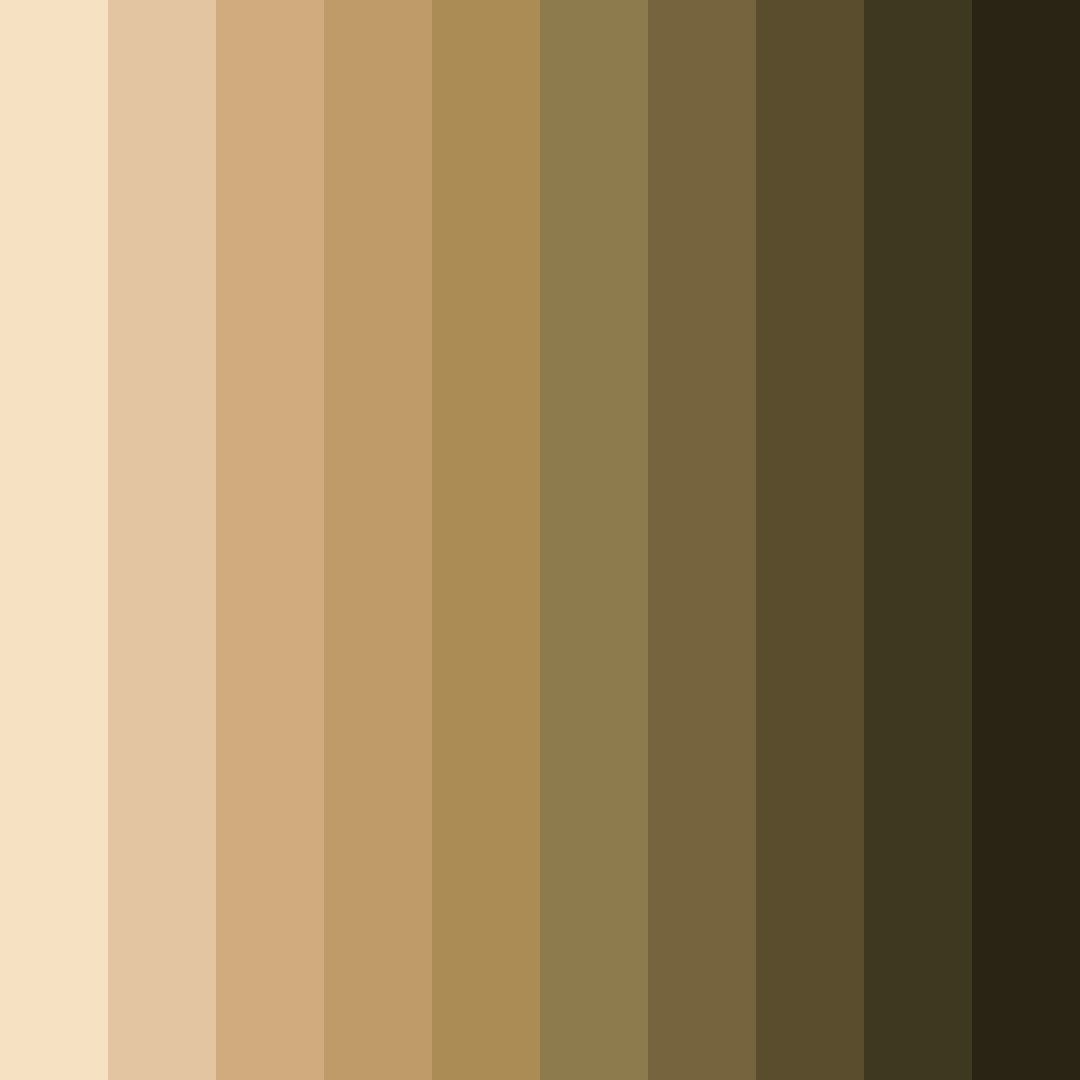 Download desert dunes color palette PNG image (square)