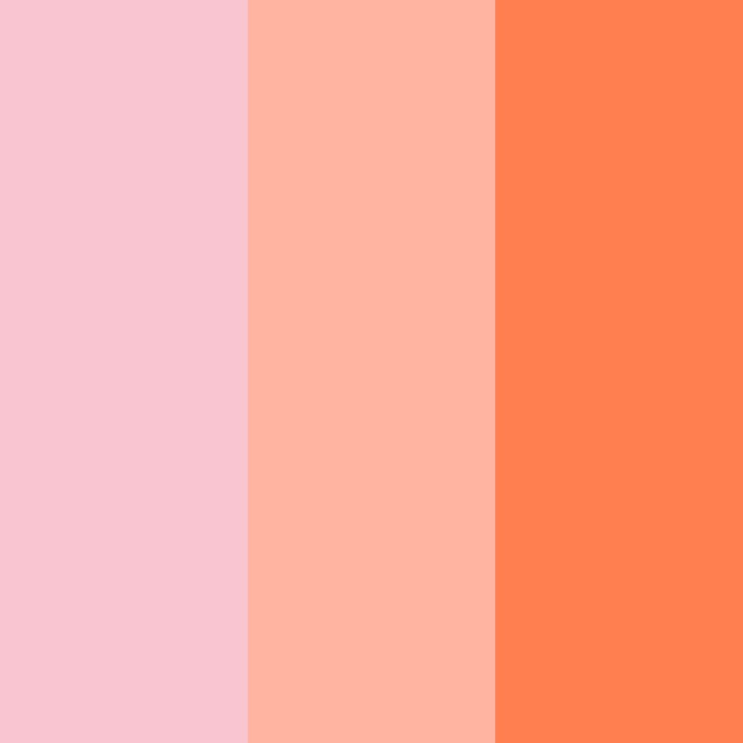 Download rainbow blush color palette PNG image (square)