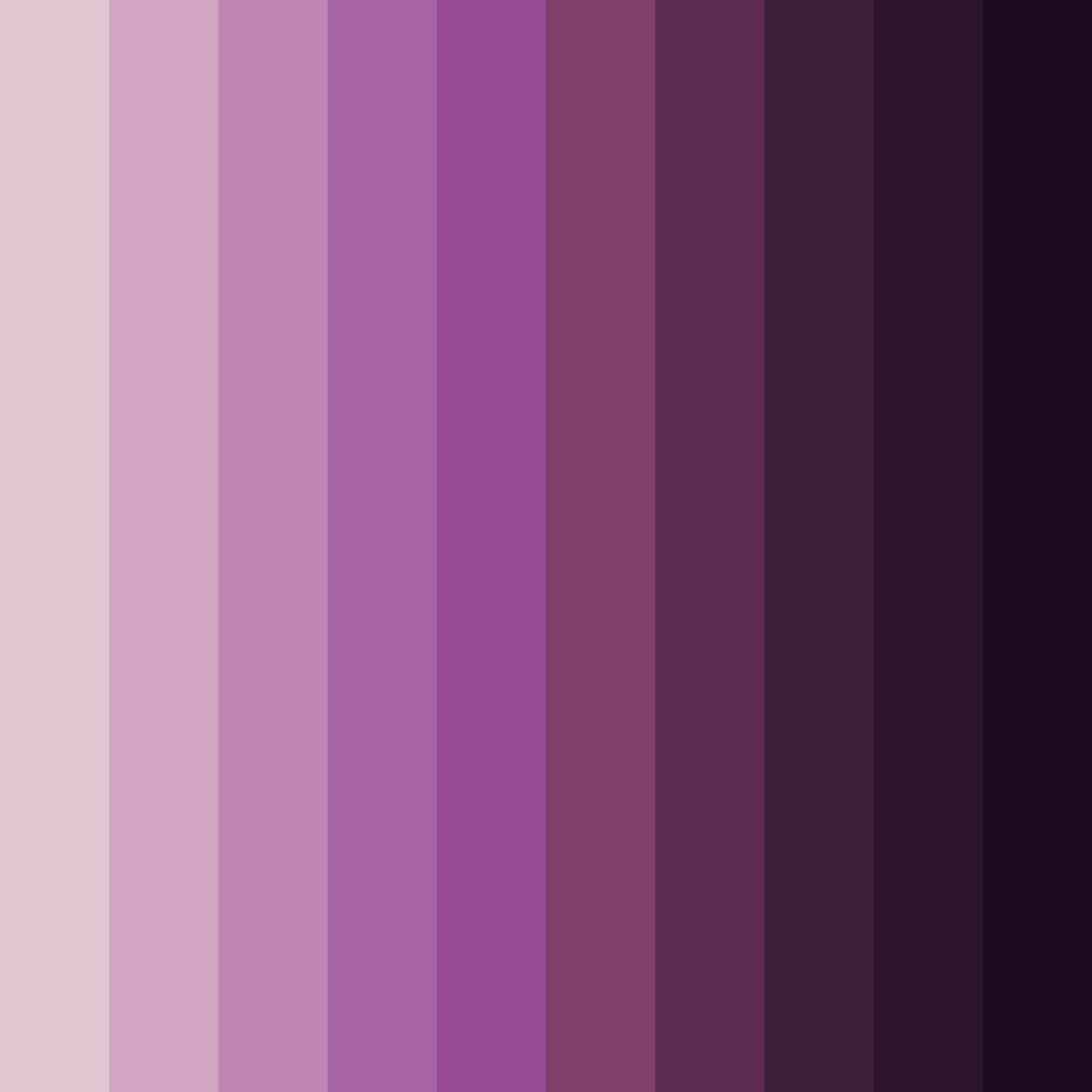 Download shades of purple mauve color palette PNG image (square)