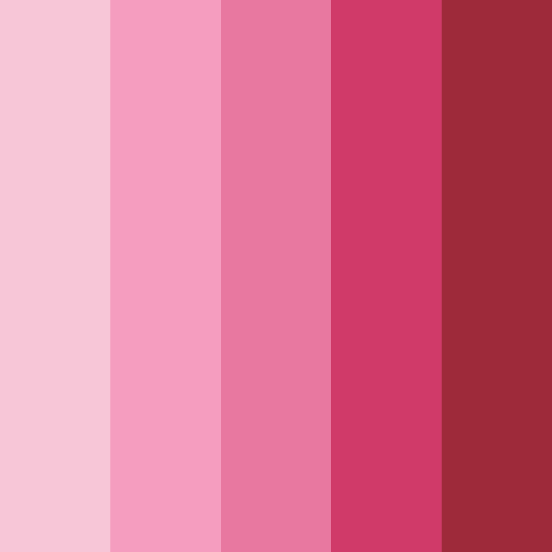 Download cardinal pink shades color palette PNG image (square)