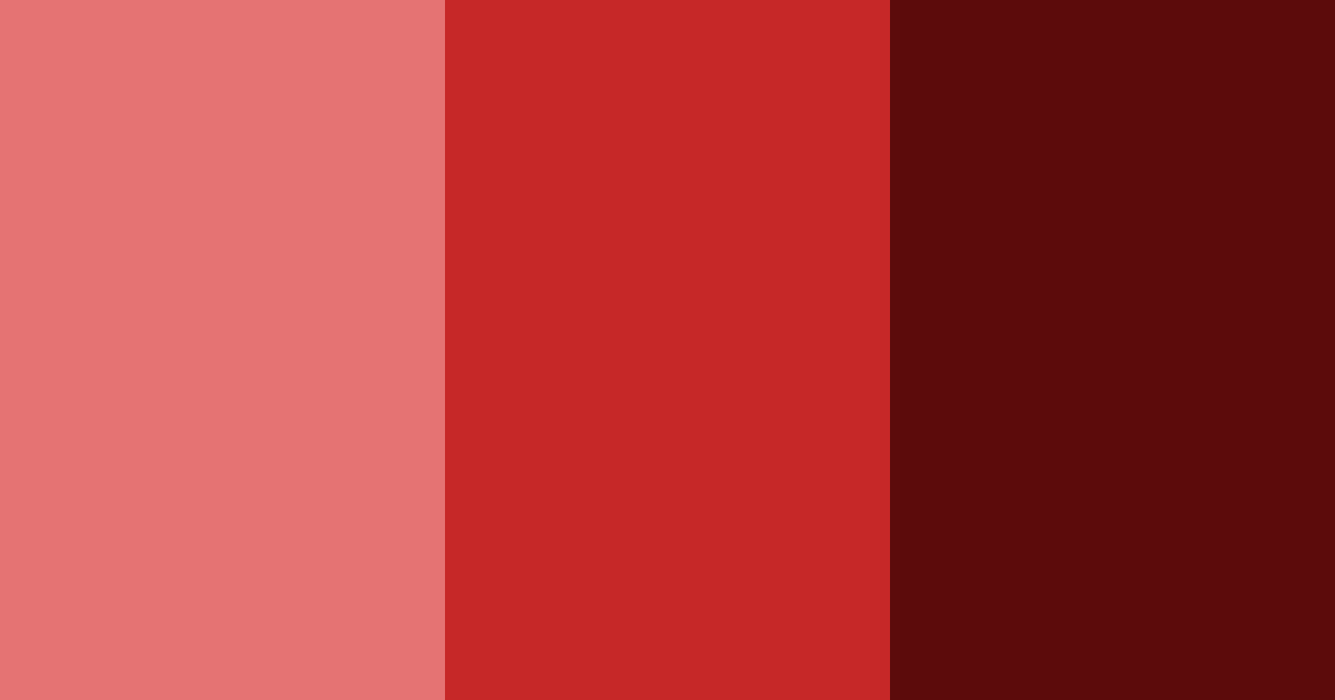 Download deep red elegance color palette PNG image (landscape)