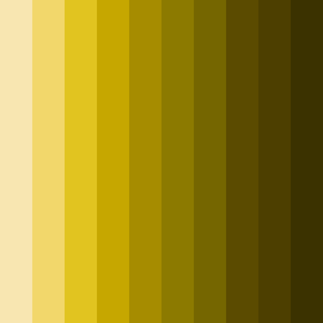 Download golden shades color palette PNG image (square)