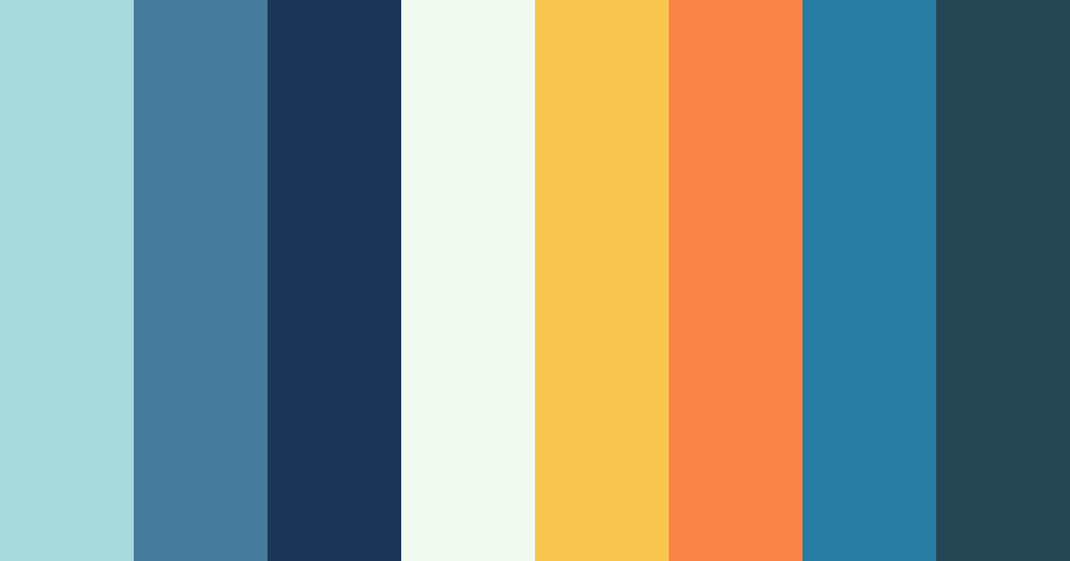 Download coastal serenity color palette PNG image (landscape)