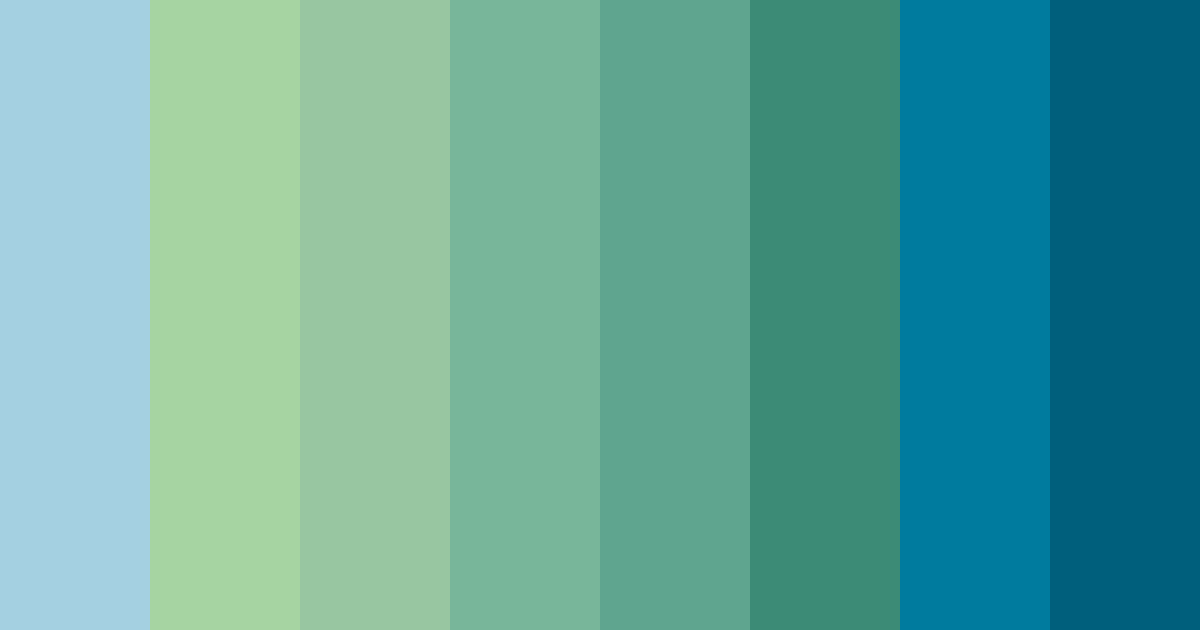 Download oceanic grove color palette PNG image (landscape)