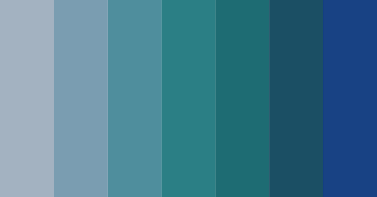 Download oceanic depths color palette PNG image (landscape)