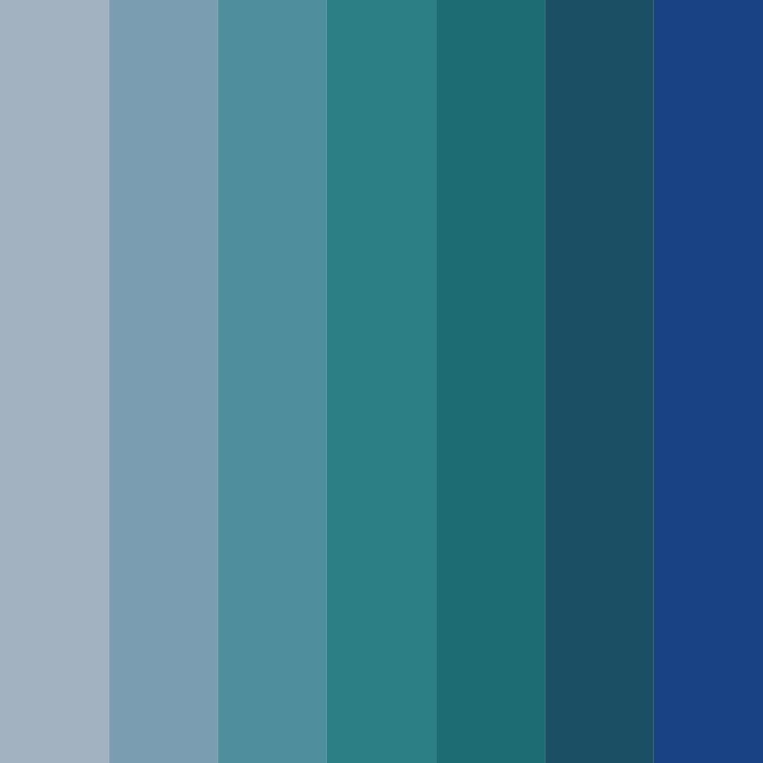 Download oceanic depths color palette PNG image (square)