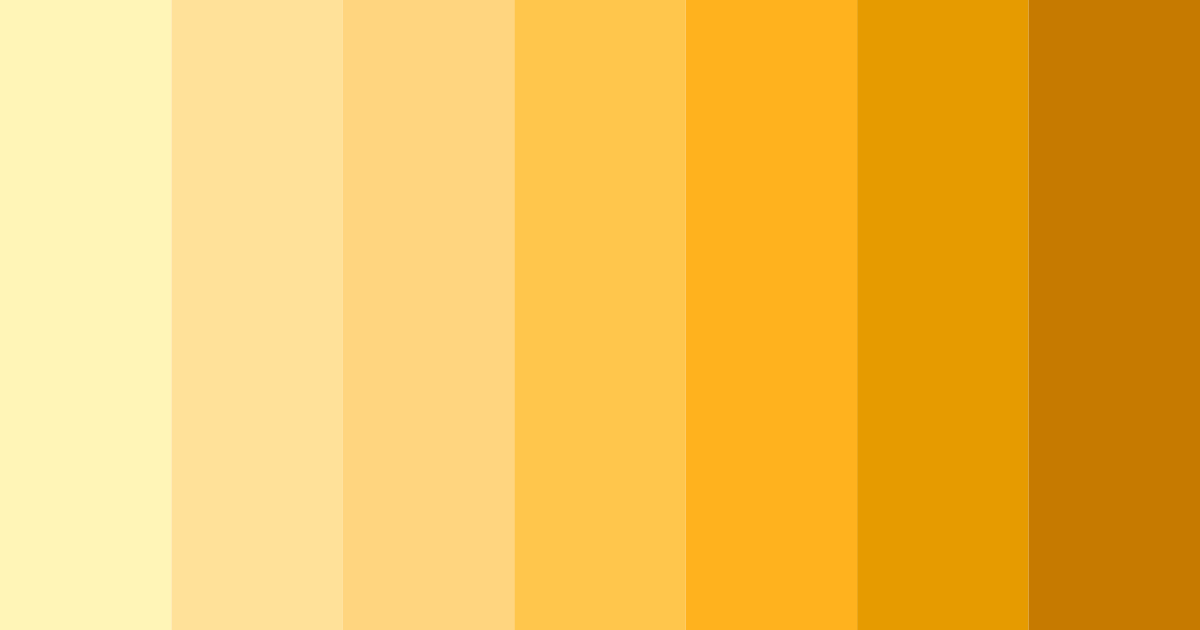Download sunlit citrus bliss color palette PNG image (landscape)
