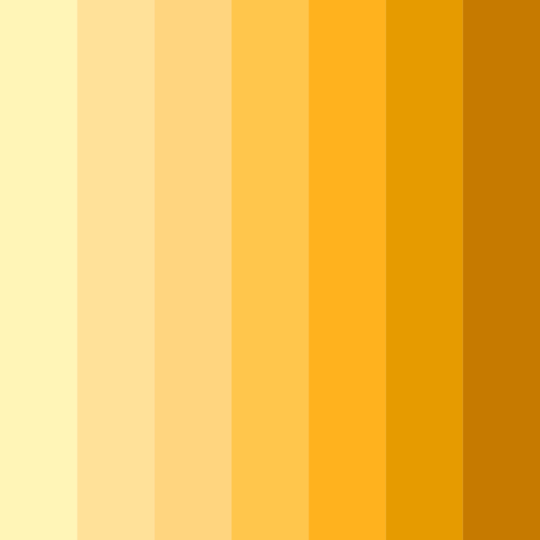 Download sunlit citrus bliss color palette PNG image (square)