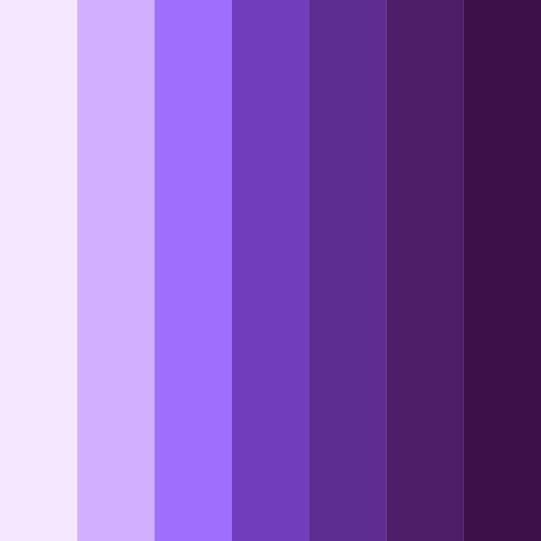Download purple night color palette PNG image (square)