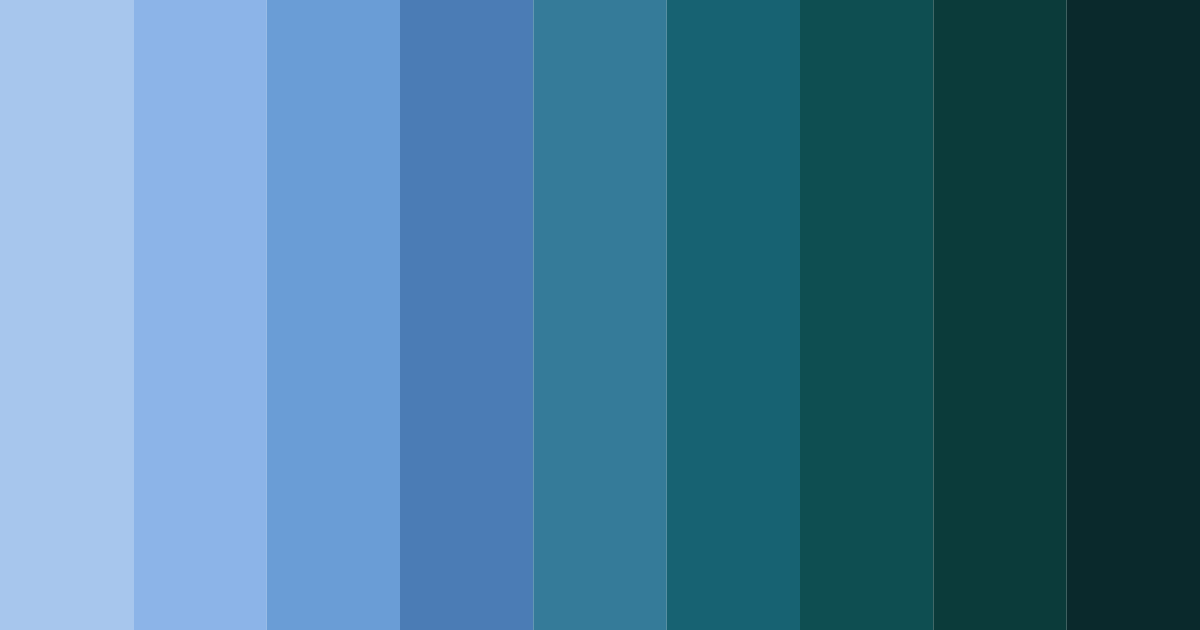 Download aquatic harmony color palette PNG image (landscape)