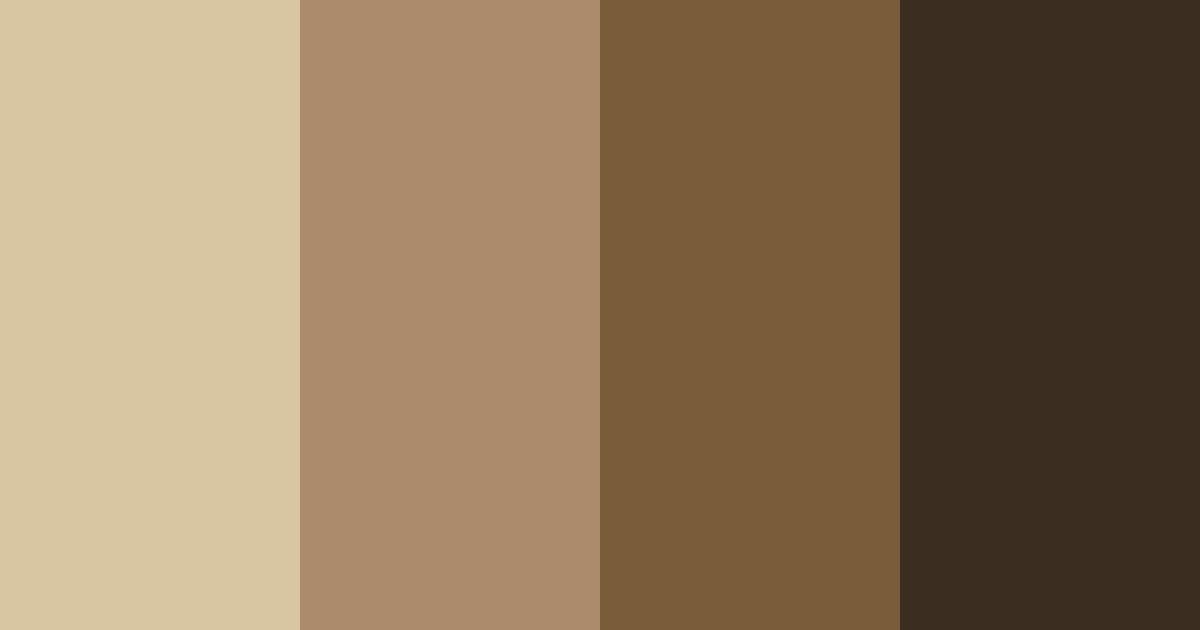 Download warm brown color palette PNG image (landscape)