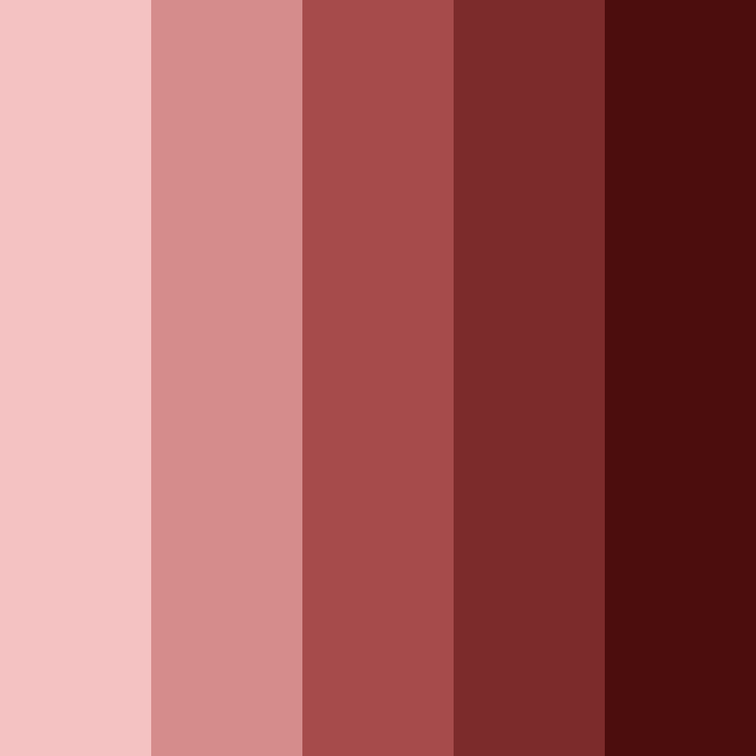 Download crimson embrace color palette PNG image (square)