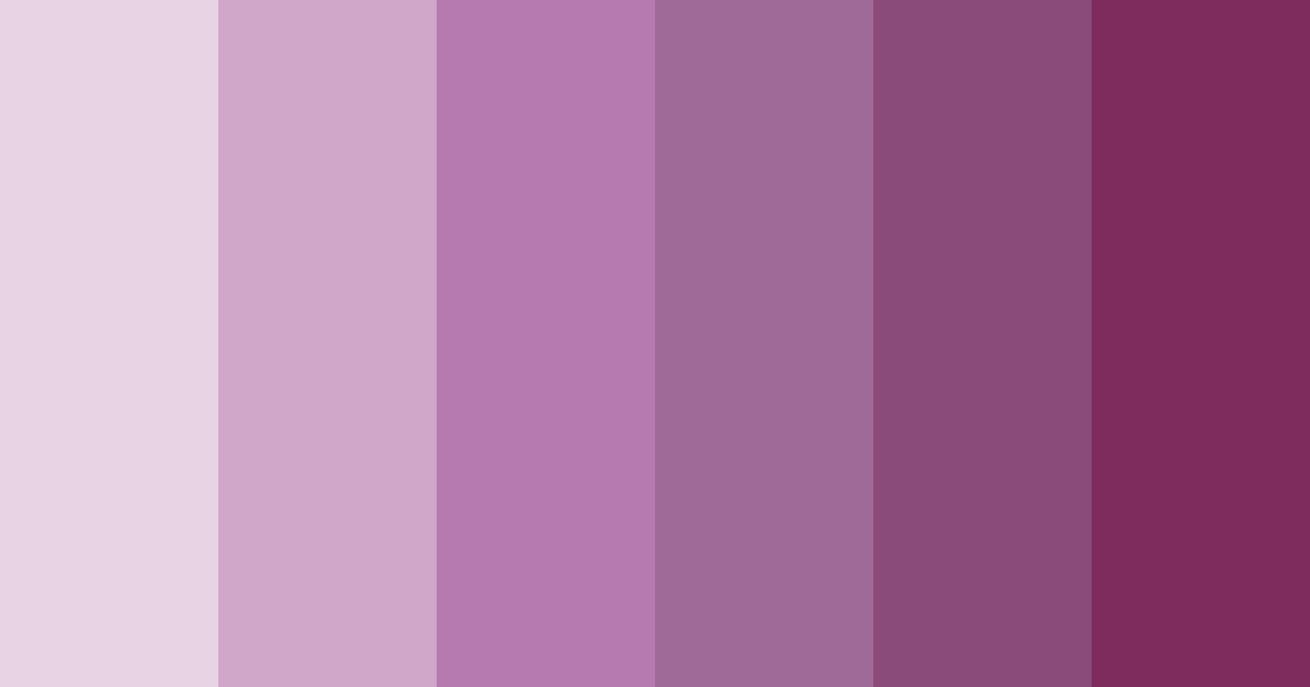 Download lavender shades color palette PNG image (landscape)