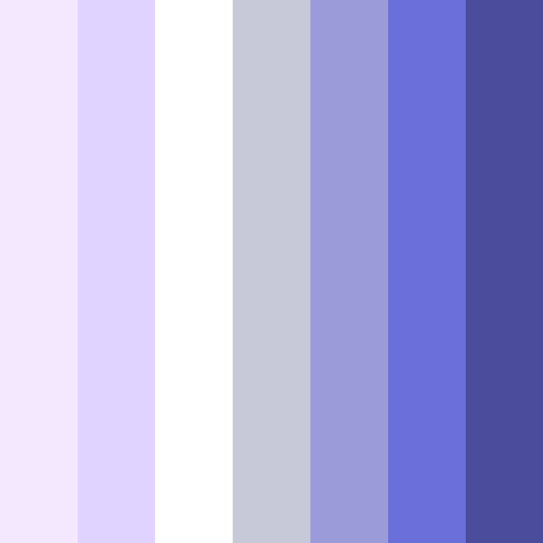 Download dreamy twilight color palette PNG image (square)