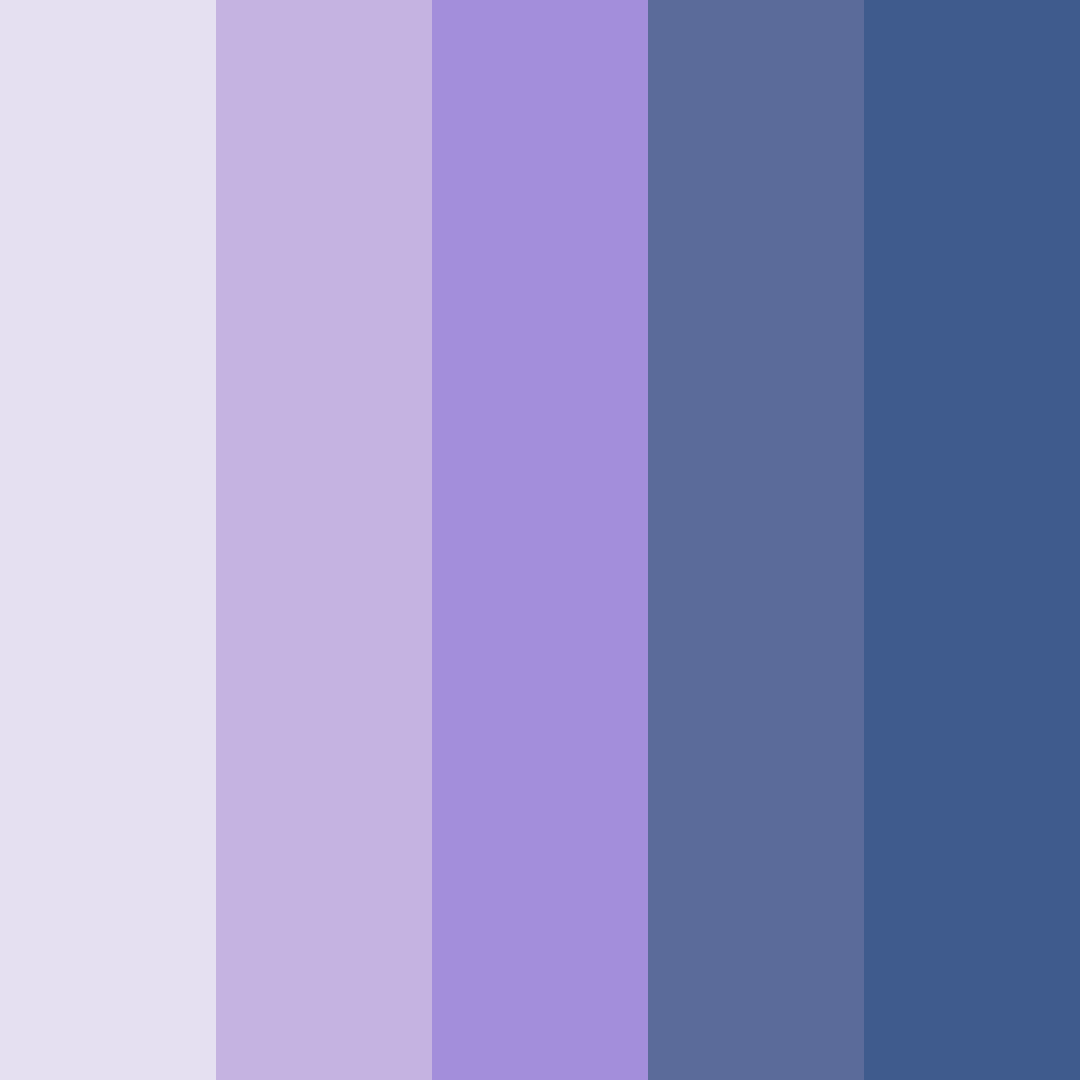 Download serenity skies color palette PNG image (square)