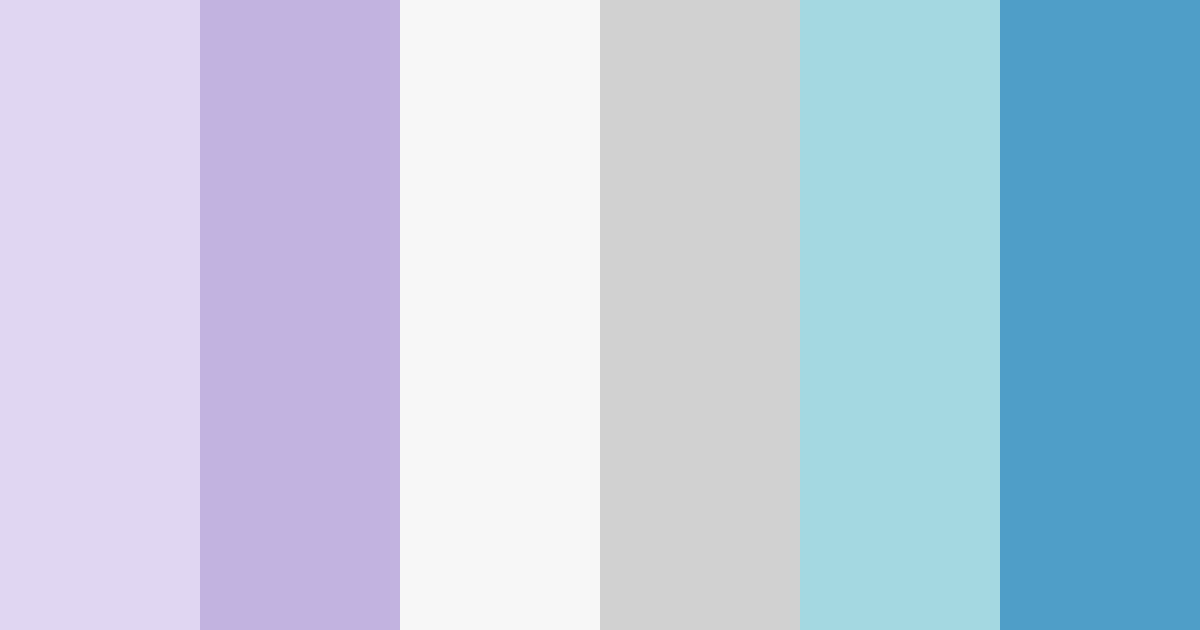 Download dreamy serenity color palette PNG image (landscape)