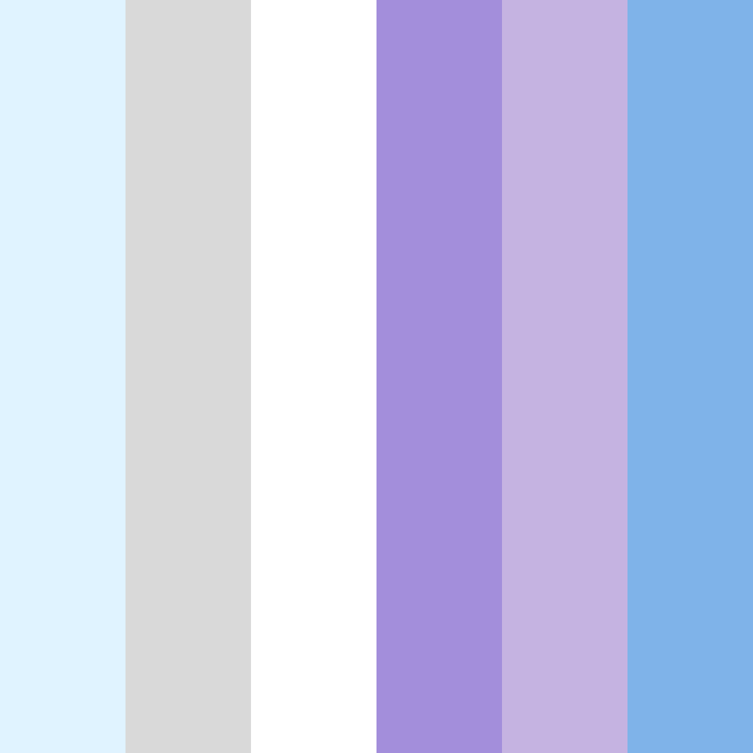 Download light blue color palette PNG image (square)