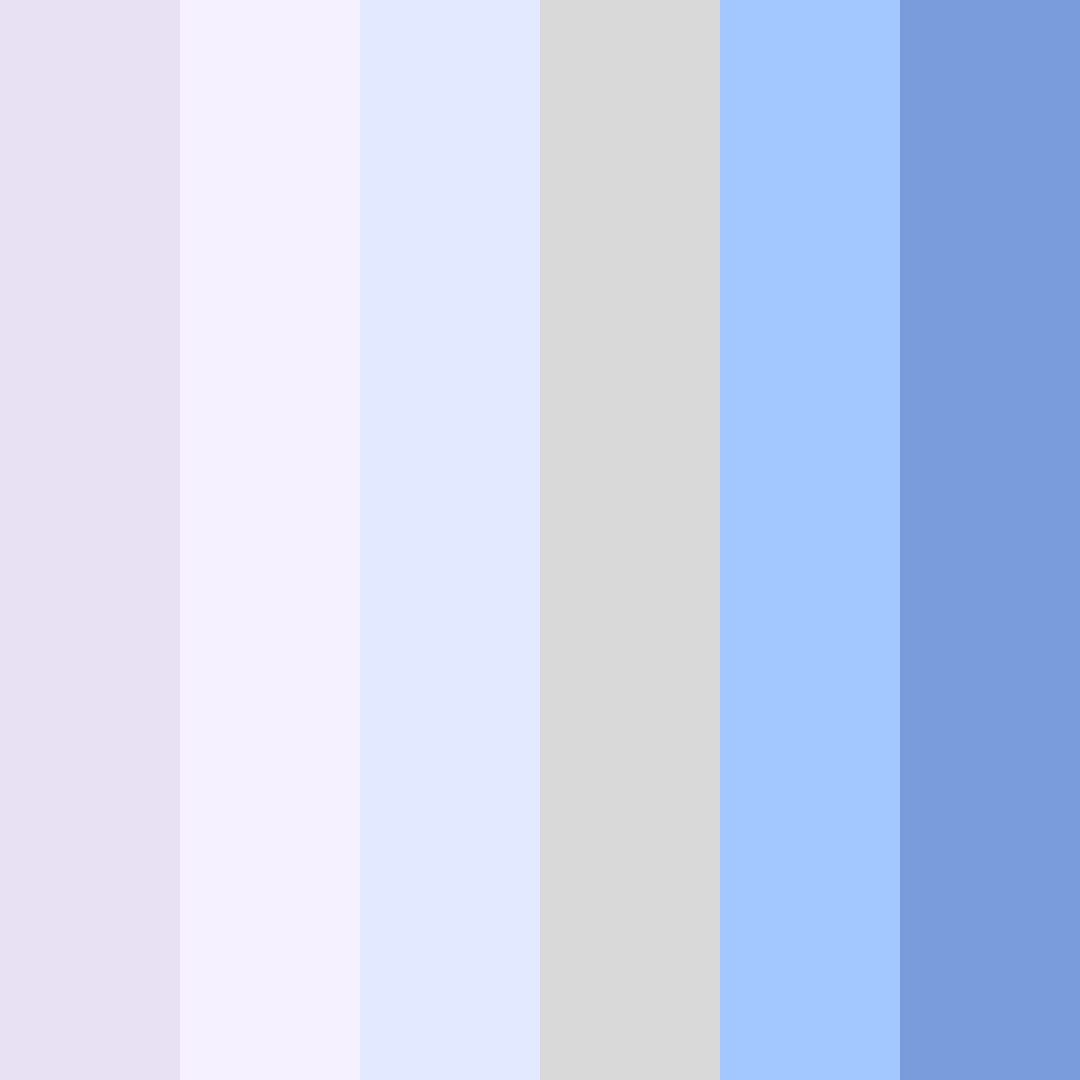Download dreamy sky serenade color palette PNG image (square)
