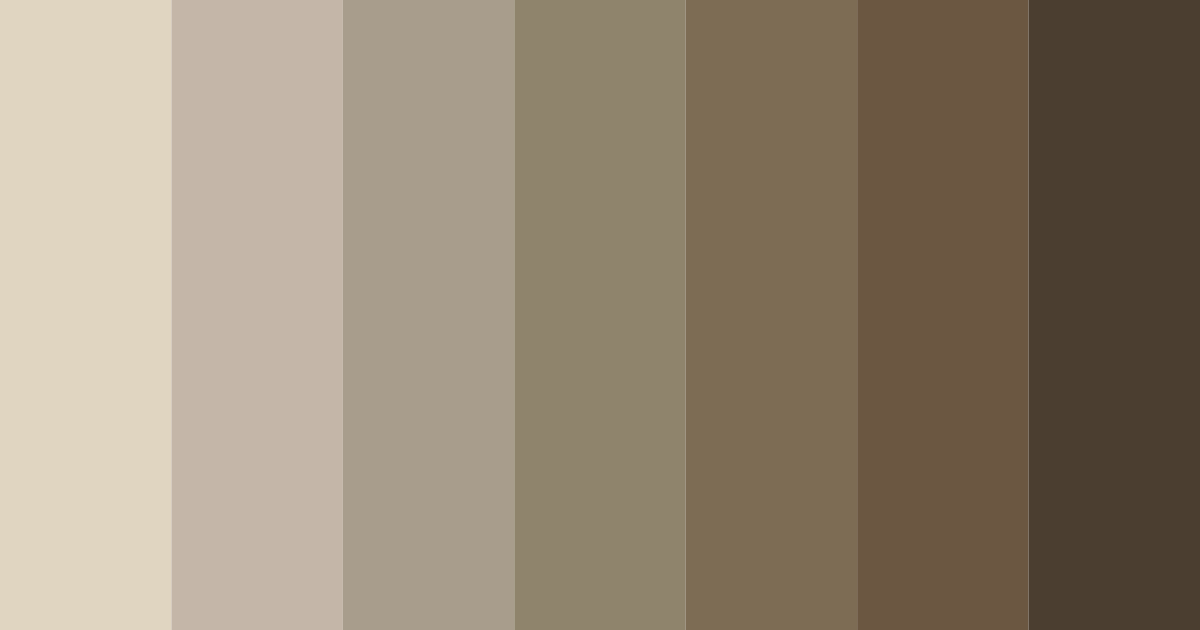 Download woodland whisper color palette PNG image (landscape)