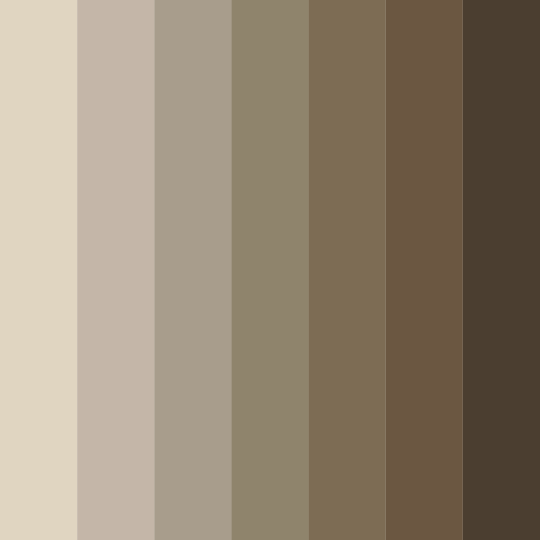Download woodland whisper color palette PNG image (square)