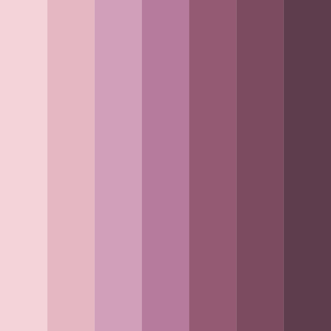 Download dusty rose elegance color palette PNG image (square)