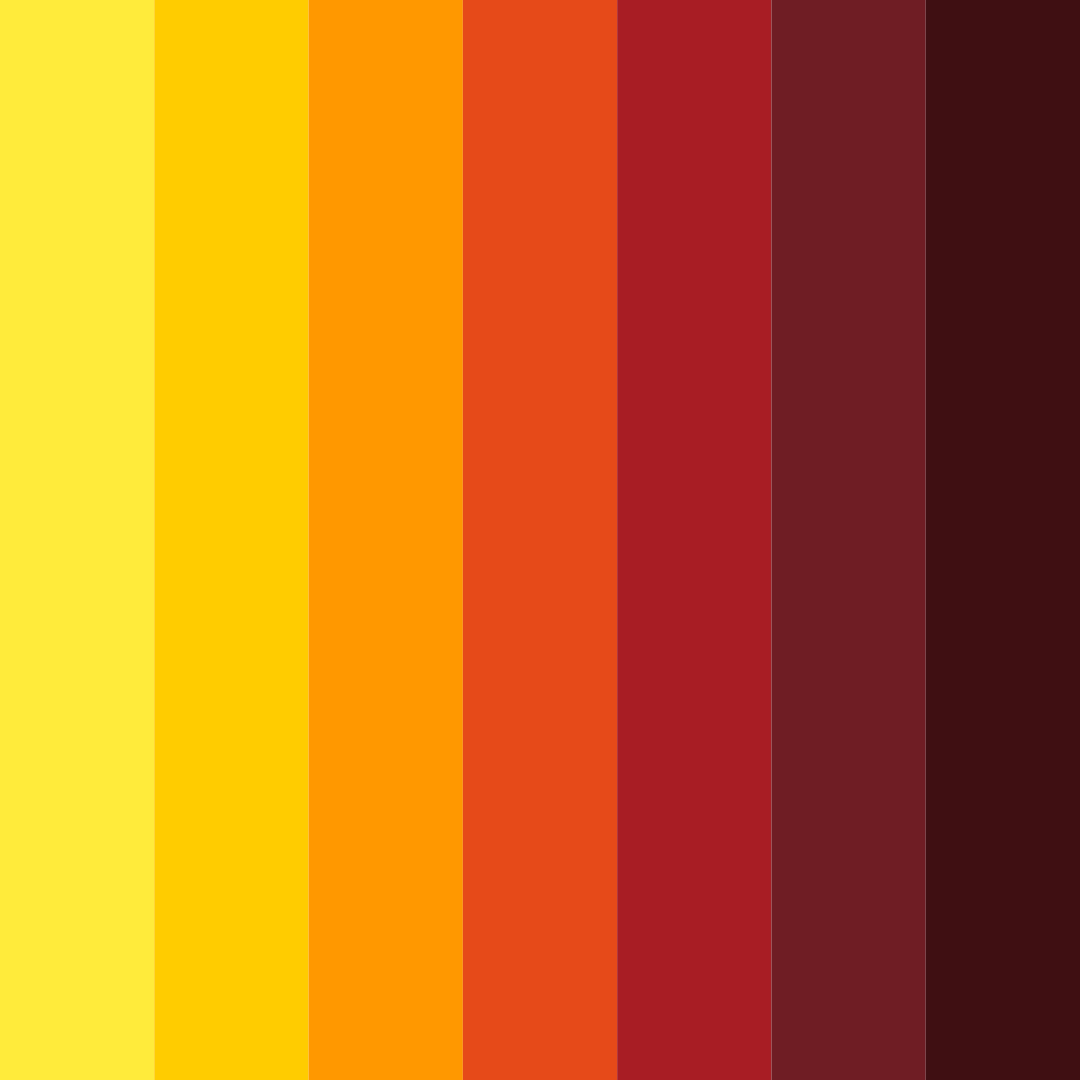 Download sunset ember color palette PNG image (square)