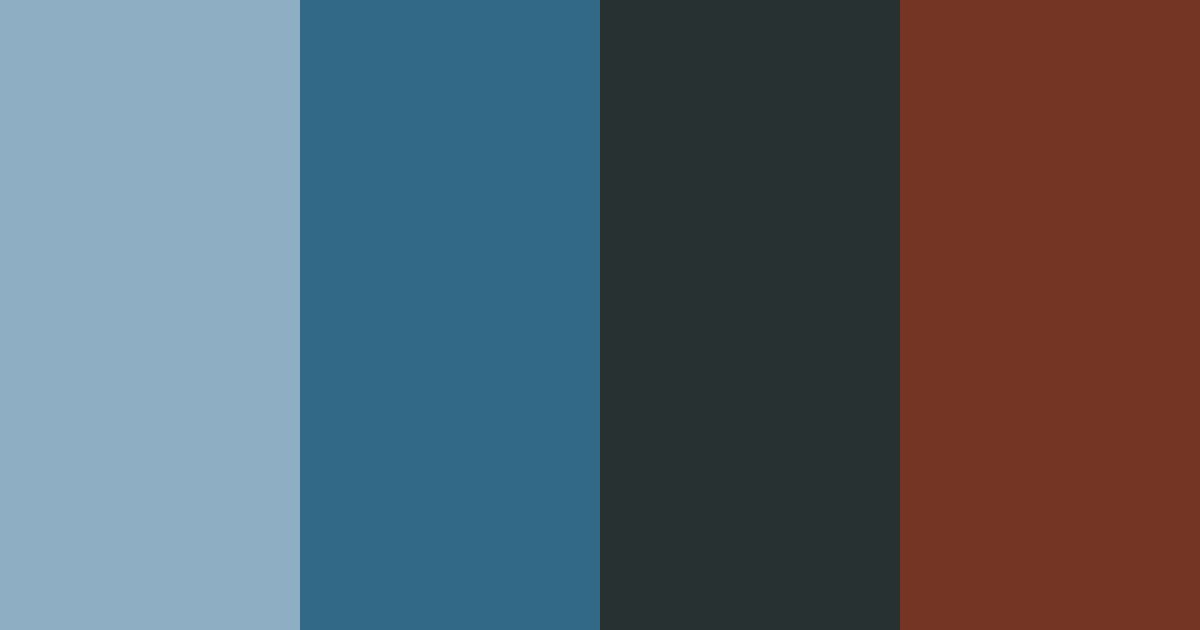 Download midnight ocean color palette PNG image (landscape)